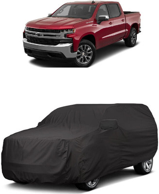 ANTOFY Car Cover For Chevrolet Silverado 5.0L (With Mirror Pockets)(Grey)
