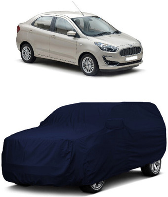 ANTOFY Car Cover For Ford Figo Aspire 1.2 Ti-VCT Ambiente (With Mirror Pockets)(Blue)