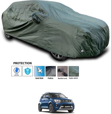CODOKI Car Cover For Maruti Suzuki Ignis (With Mirror Pockets)(Green)