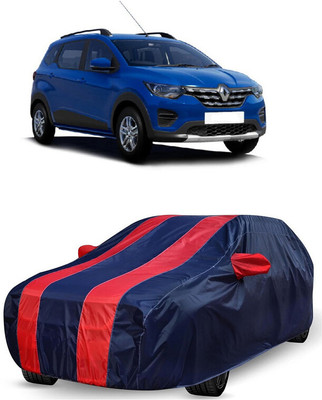 ANTOFY Car Cover For Renault Triber RXT (With Mirror Pockets)(Red, Blue)
