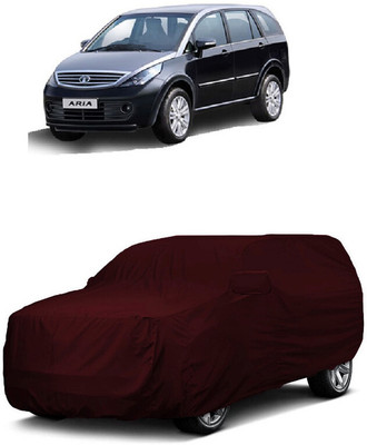 ANTOFY Car Cover For Tata Aria (With Mirror Pockets)(Maroon)