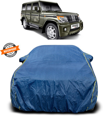 PAGORA Car Cover For Mahindra Bolero (With Mirror Pockets)(Blue)