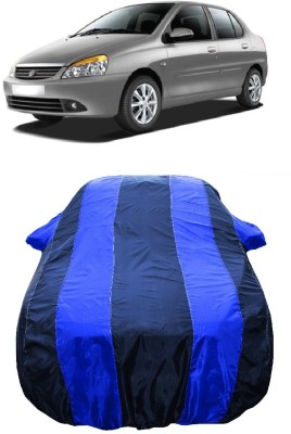 Wegather Car Cover For Tata Indigo eCS LS (With Mirror Pockets)(Blue)