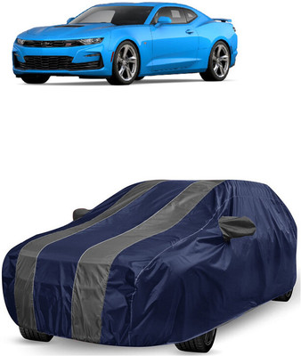 ANTOFY Car Cover For Chevrolet Camaro 2.5L (With Mirror Pockets)(Grey, Blue)
