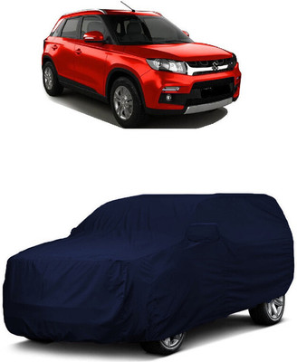 ANTOFY Car Cover For Maruti Suzuki Vitara Brezza ZDi Plus Diesel (With Mirror Pockets)(Blue)