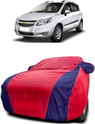 DIGGU Car Cover For Chevrolet Sail Hatchback 1.2 LS (With Mirror Pockets)(Red, Blue)