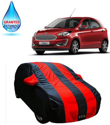 FFZ Car Cover For Ford Figo (With Mirror Pockets)(Red, Black, For 2020 Models)