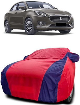 Autoprime Car Cover For Maruti Suzuki Swift Dzire AMT ZDI Plus Diesel (With Mirror Pockets)(Red, Blue)