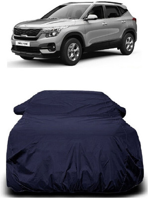 Autoprime Car Cover For Kia Seltos HTK Plus AT 1.5 Diesel (With Mirror Pockets)(Blue)