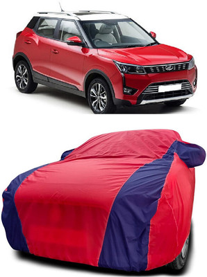 Autoprime Car Cover For Mahindra XUV300 W4 Diesel (With Mirror Pockets)(Red, Blue)