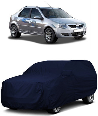ANTOFY Car Cover For Mahindra E Verito D6 Electric (With Mirror Pockets)(Blue)