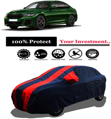 Amexride Car Cover For BMW 5 Series E60 530D (With Mirror Pockets)(Red)