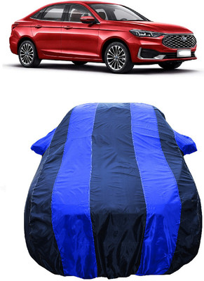 Wegather Car Cover For Ford Escort (With Mirror Pockets)(Blue)