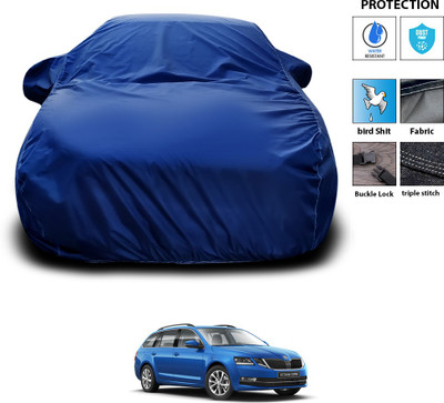 PAGORA Car Cover For Skoda Octavia Combi (With Mirror Pockets)(Blue)