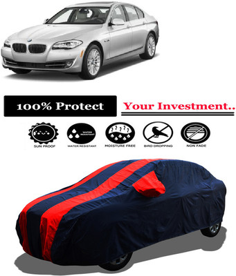Amexride Car Cover For BMW 3 Series E90 320 TDI (With Mirror Pockets)(Red)