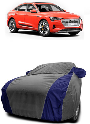 Autoprime Car Cover For Audi e-tron Sportback (With Mirror Pockets)(Grey, Blue)