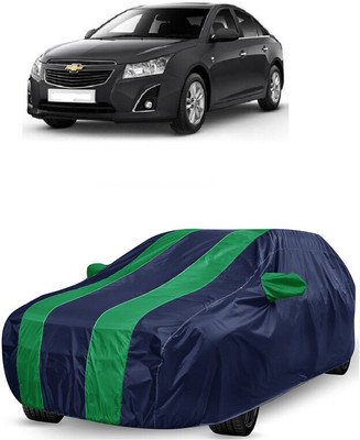 ANTOFY Car Cover For Chevrolet Cruze (With Mirror Pockets)(Green, Blue)