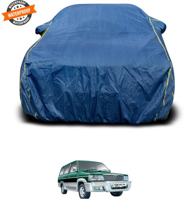 PAGORA Car Cover For Toyota Qualis (With Mirror Pockets)(Blue)