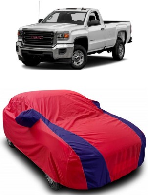 ANTOFY Car Cover For Chevrolet Silverado 6.0L (With Mirror Pockets)(Red, Blue)