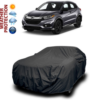 CODOKI Car Cover For Honda HR-V (With Mirror Pockets)(Black)