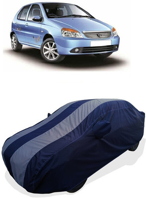 Coxtor Car Cover For Tata Indica Grande (With Mirror Pockets)(Grey)