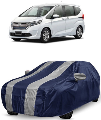 ANTOFY Car Cover For Honda Freed 1.5 Auto (With Mirror Pockets)(White, Blue)