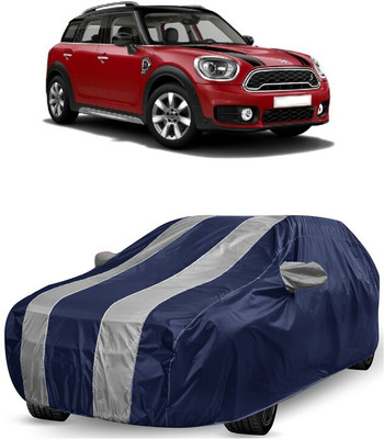 ANTOFY Car Cover For Mini Countryman Cooper SD Diesel (With Mirror Pockets)(White, Blue)