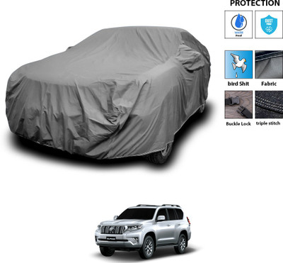 PAGORA Car Cover For Toyota Prado (With Mirror Pockets)(Grey)