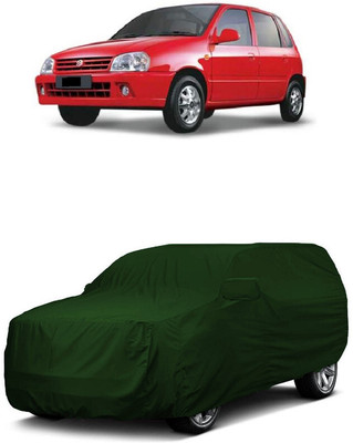 ANTOFY Car Cover For Maruti Suzuki Zen Lxi (With Mirror Pockets)(Green)