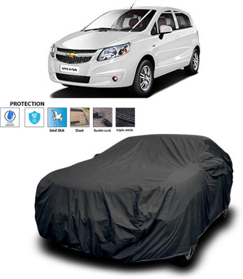 CODOKI Car Cover For Chevrolet UVA (With Mirror Pockets)(Black)