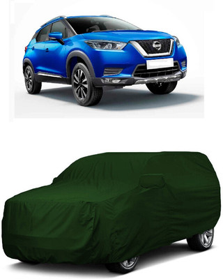 ANTOFY Car Cover For Nissan Kicks XL 1.5 D (With Mirror Pockets)(Green)