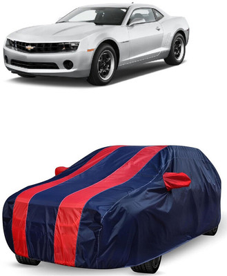 ANTOFY Car Cover For Chevrolet Camaro 3.4L (With Mirror Pockets)(Red, Blue)