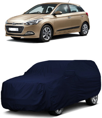 ANTOFY Car Cover For Hyundai Elite i20 Magna 1.4 CRDi (With Mirror Pockets)(Blue)