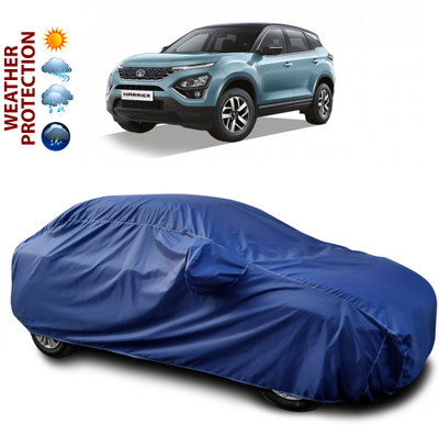 CODOKI Car Cover For Tata Harrier (With Mirror Pockets)(Blue)