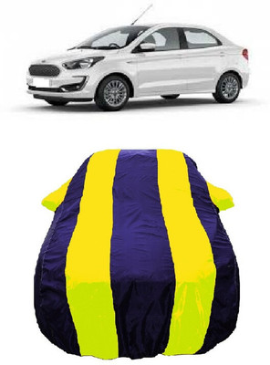 Wegather Car Cover For Ford Figo Aspire Titanium Diesel (With Mirror Pockets)(Yellow)