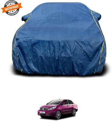 PAGORA Car Cover For Tata Manza (With Mirror Pockets)(Blue)