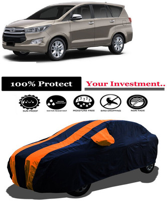 Amexride Car Cover For Toyota Innova 2.0L (With Mirror Pockets)(Orange)
