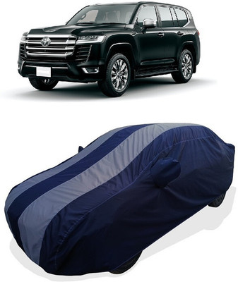 Coxtor Car Cover For Toyota Land Cruiser (With Mirror Pockets)(Grey)