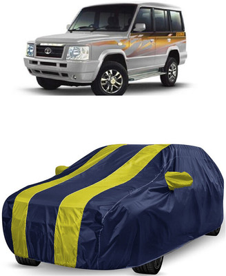 ANTOFY Car Cover For Tata Sumo DLX (With Mirror Pockets)(Yellow, Blue)
