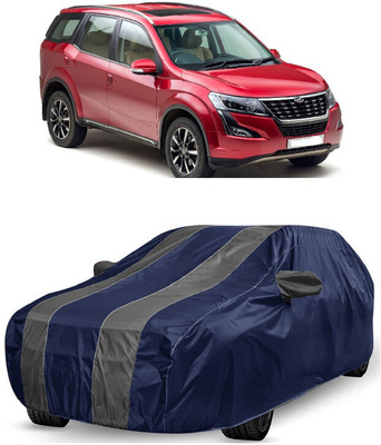 ANTOFY Car Cover For Mahindra XUV500 W5 Diesel (With Mirror Pockets)(Grey, Blue)