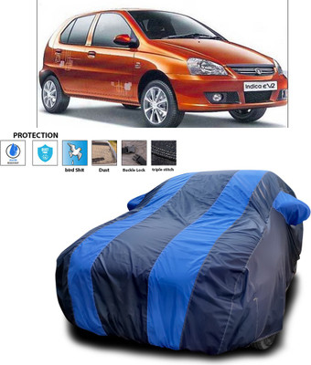 CODOKI Car Cover For Tata Indica eV2 (With Mirror Pockets)(Blue)