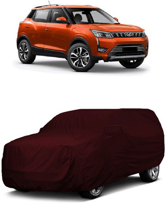 ANTOFY Car Cover For Mahindra XUV300 W4 Petrol (With Mirror Pockets)(Maroon)