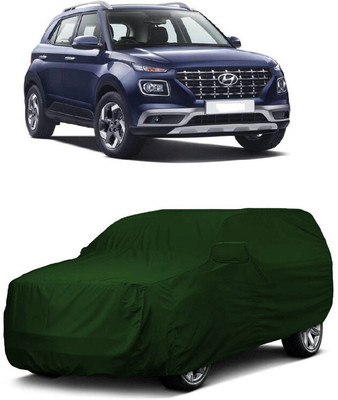 ANTOFY Car Cover For Hyundai Venue SX Turbo Petrol (With Mirror Pockets)(Green)