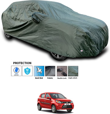 CODOKI Car Cover For Maruti Suzuki A-Star (With Mirror Pockets)(Green)