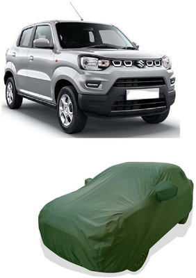 Tricway Car Cover For Maruti Suzuki S-Presso VXI Petrol (With Mirror Pockets)(Green)