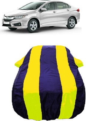 Wegather Car Cover For Honda City i DTec E (With Mirror Pockets)(Yellow)