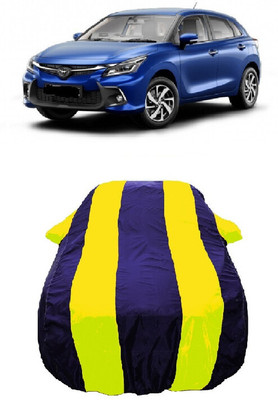 Wegather Car Cover For Toyota Glanza G Petrol (With Mirror Pockets)(Yellow)