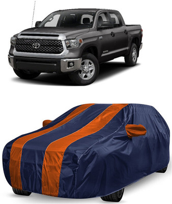 ANTOFY Car Cover For Toyota Tundra 5.7L V8 (With Mirror Pockets)(Orange, Blue)