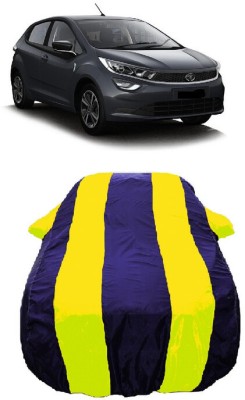 Wegather Car Cover For Tata Altroz XZ Option Diesel (With Mirror Pockets)(Yellow)