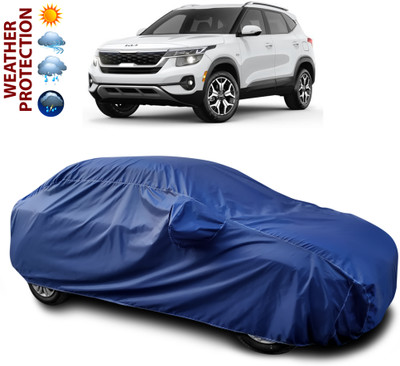 CODOKI Car Cover For Kia SELTOS (With Mirror Pockets)(Blue)
